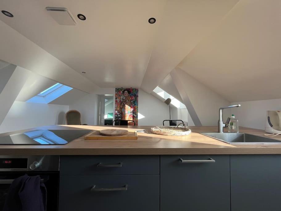 Apartamento Sur Les Toits De Fontainebleau - Hypercentre Exterior foto